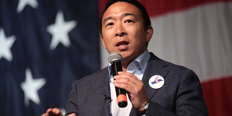andrew yang runs, mayor, new york, bitcoin, btc
