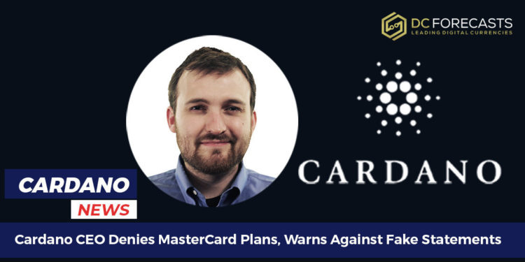 Cardano CEO Denies