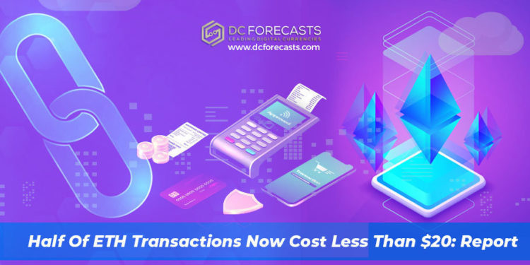 half of ETH transactions