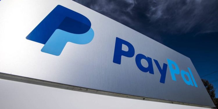 paypal records highest, trading, volume