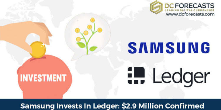 samsung invests in ledger