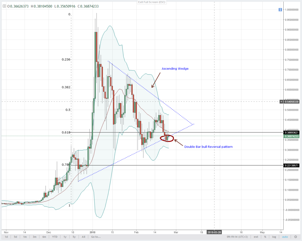 XLM/USD daily chart