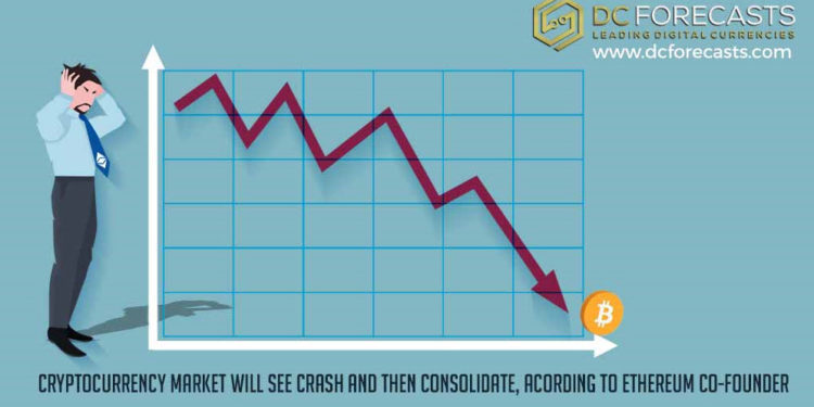 Cryptocurrency Market Will See Crash And Then Consolidate, According To Ethereum Co-Founder