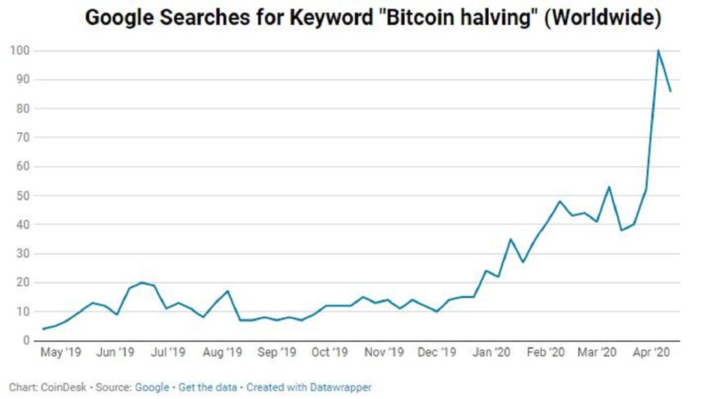 bitcoin halving google searches