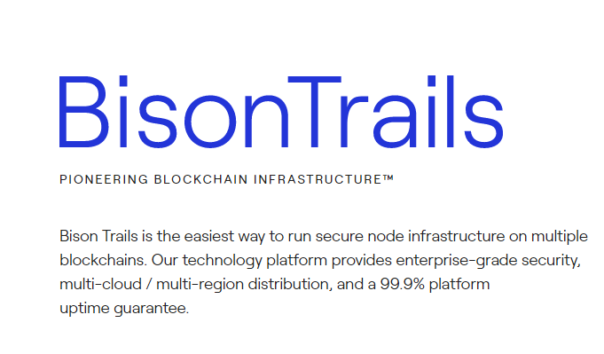 Bison Trails, near, blockchain