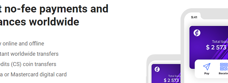 Credits blockchain payment, wallets, CS