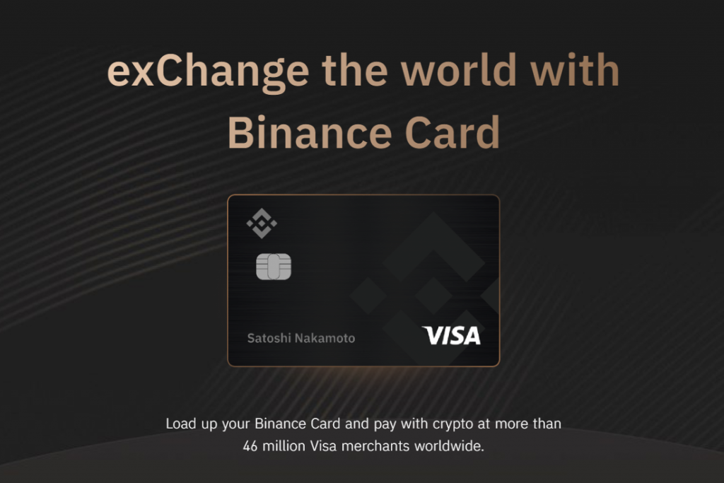 binance and swipe card