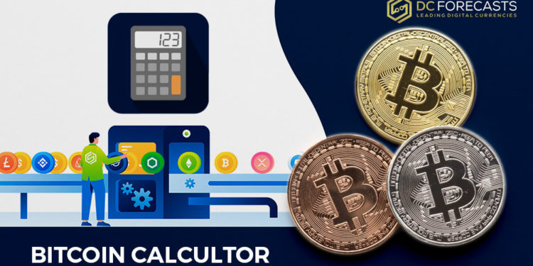 Bitcoin price calculator
