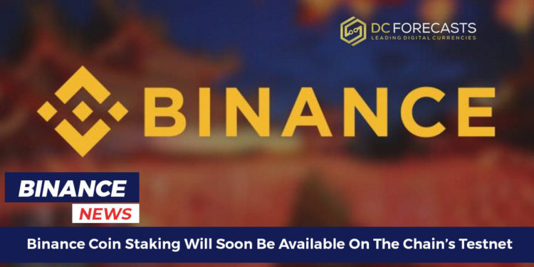 binance coin staking