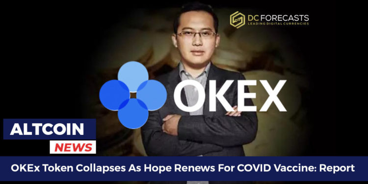 okex token collapses