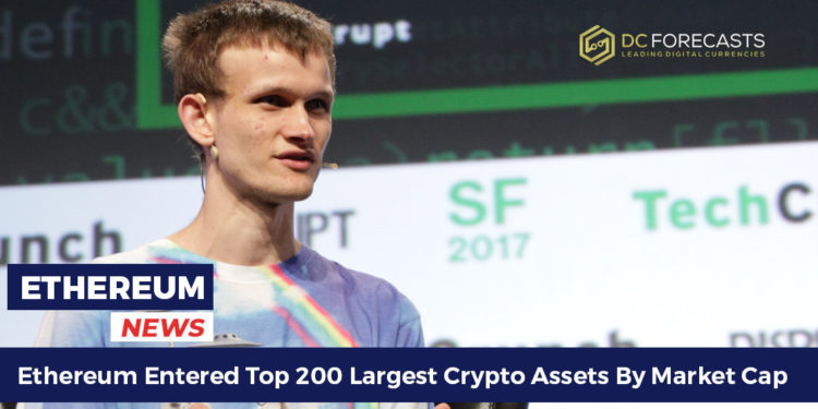 ethereum entered top