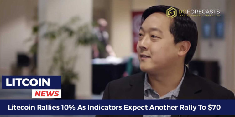 litecoin rallies 10%
