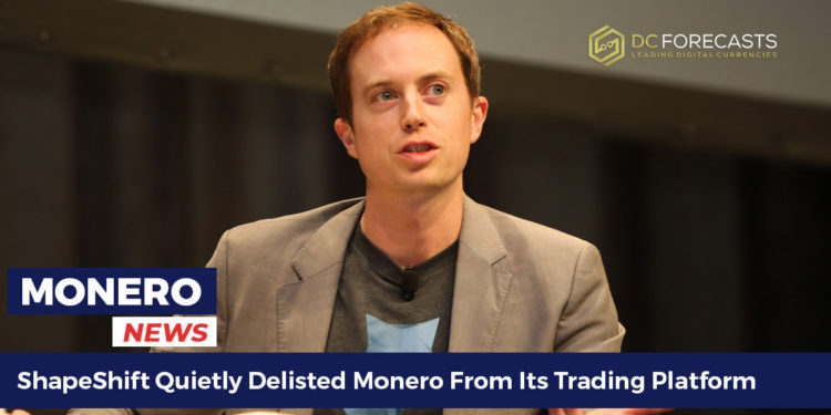 shapeshift quietly delisted