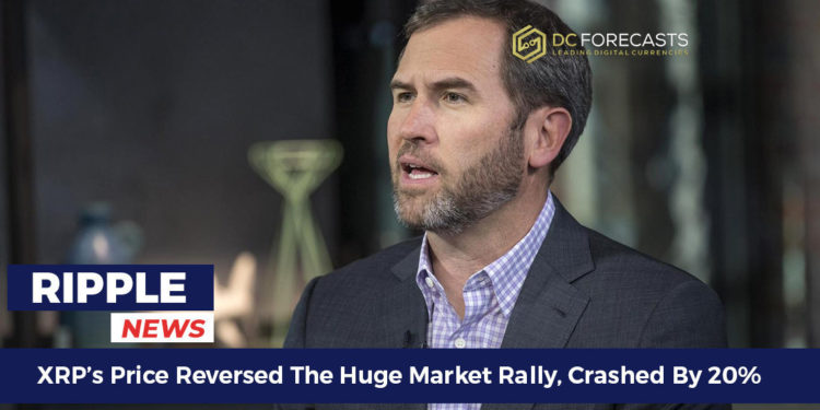 xrp's price reversed