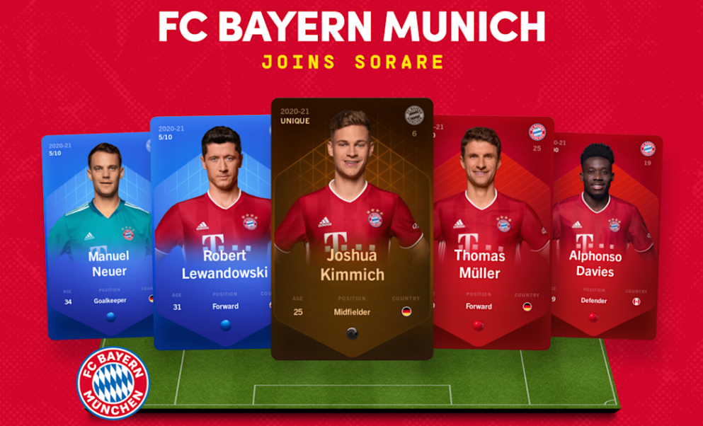 fc bayern munich, sorare, fantasy football, eth