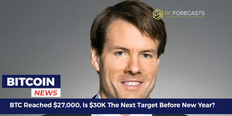 BTC reached $27,000