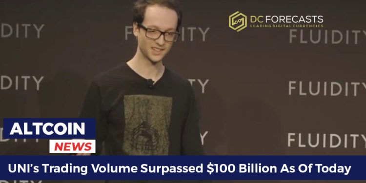 uni's trading volume