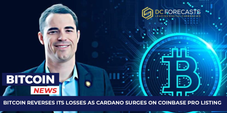 bitcoin reverses its losses