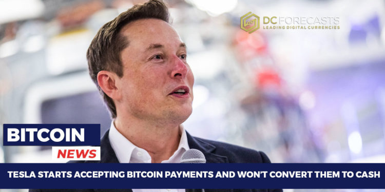 tesla starts accepting