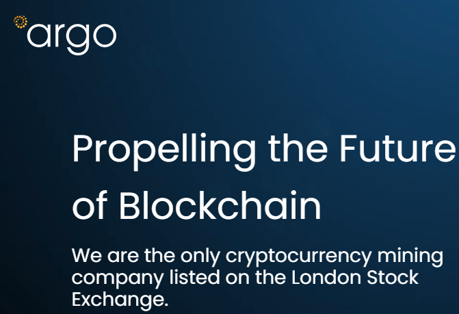 ARGO Blockchain Shares , fidelity, london, nasdaq