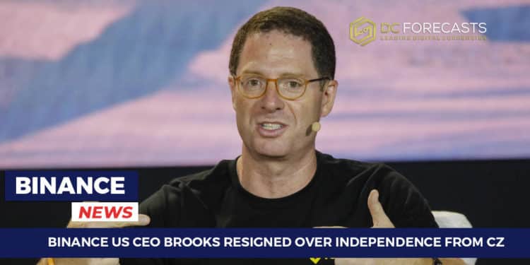 Binance US CEO brooks
