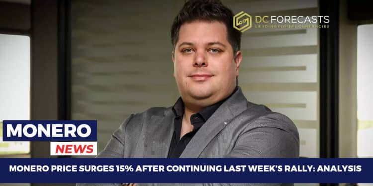 Monero Price Surges 15%