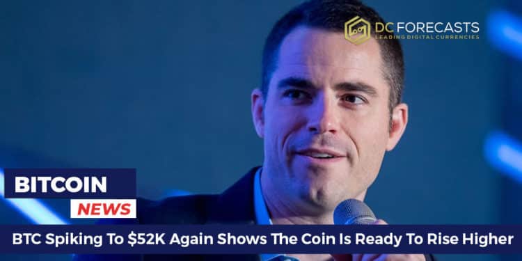 BTC Spiking To $52K