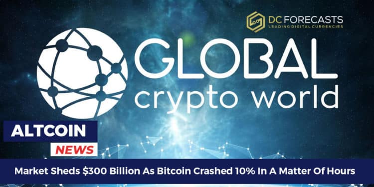 market sheds $300 billion