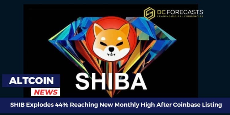 SHIB Explodes 44%