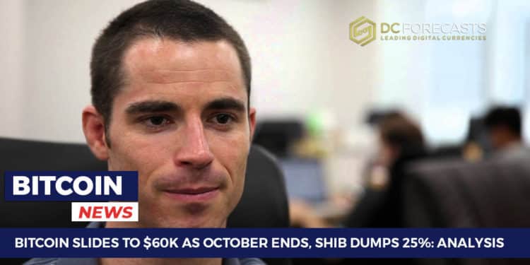 Bitcoin Slides To $60K