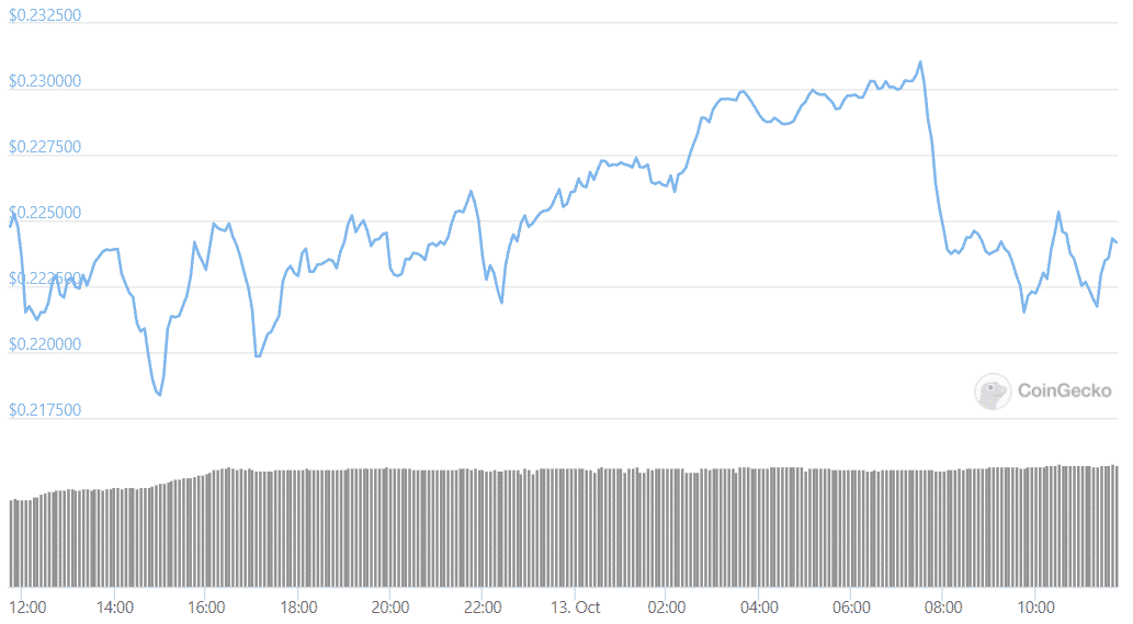 doge price