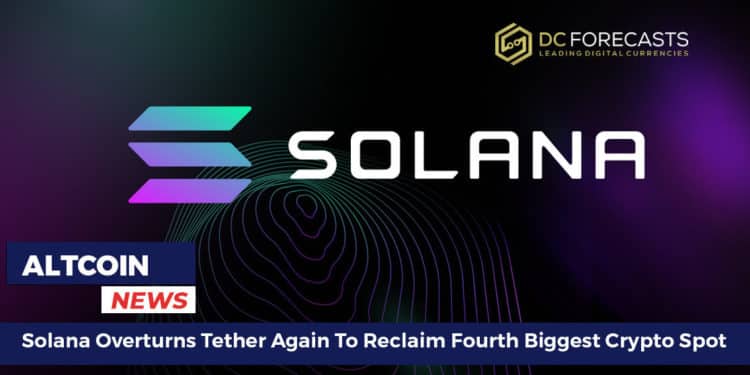 Solana Overturns tether
