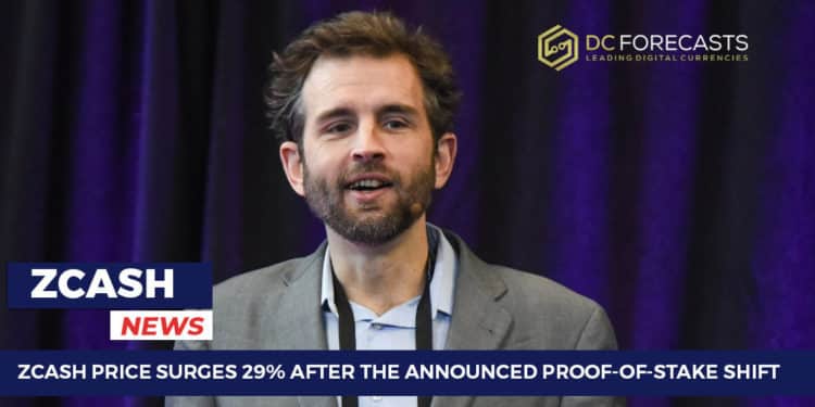Zcash Price Surges 29% After The Announced Proof-of-Stake Shift