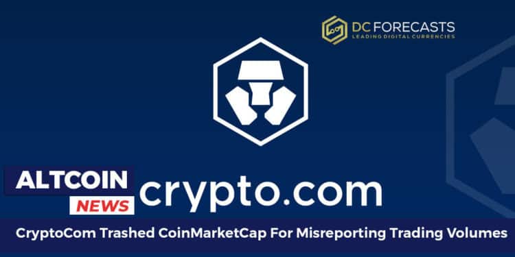 CryptoCom Trashed CoinMarketCap