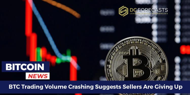 BTC Trading Volume Crashing