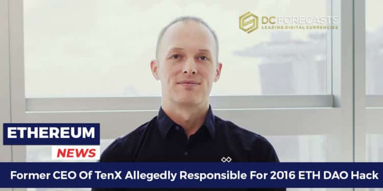 Former CEO Of TenX
