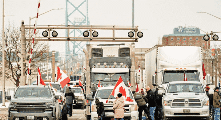 Canadian Court Froze, protest, funds, convoy