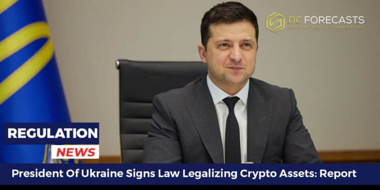President Of Ukraine Signs