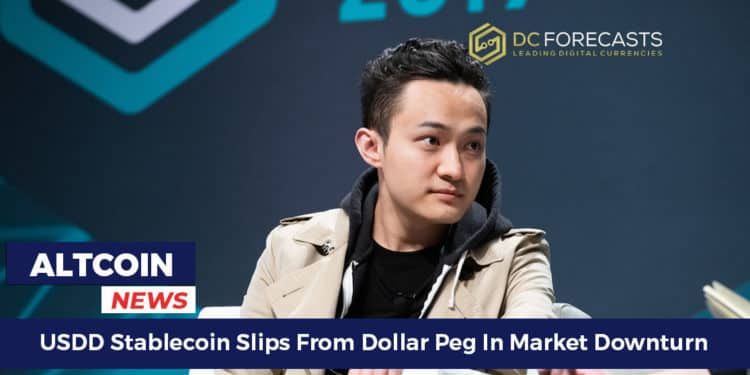 USDD Stablecoin Slips