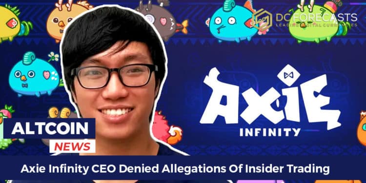 Axie Infinity CEO Denied