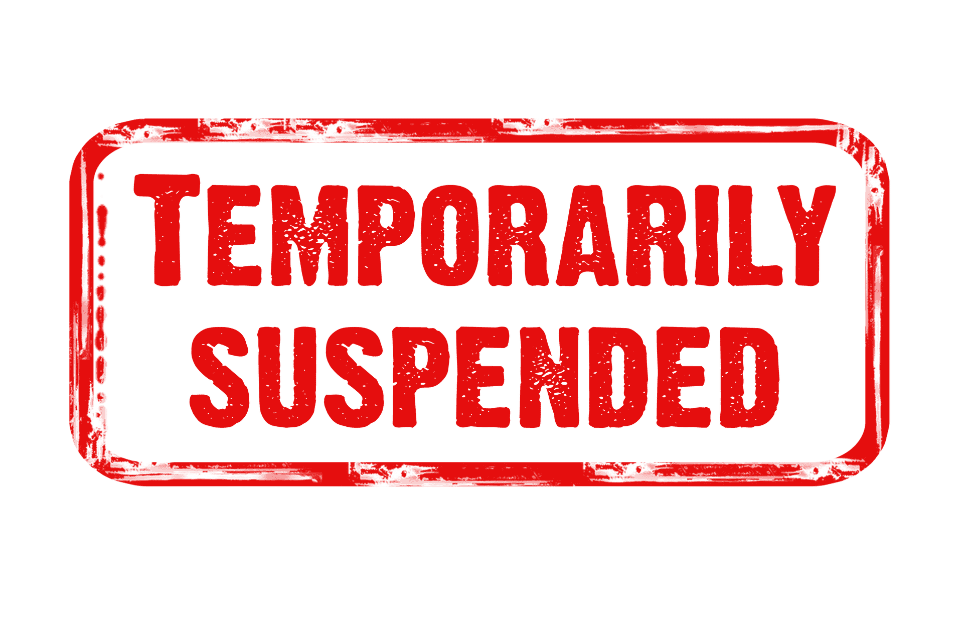 service suspension by hotbit