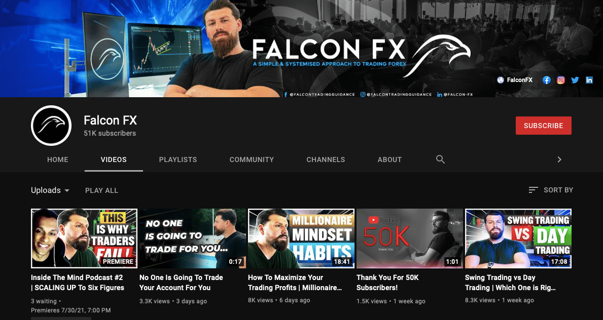 Falcon FX youtube