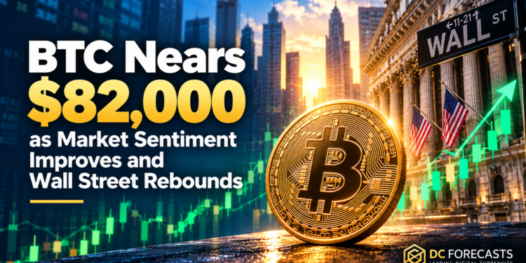 btc nears $82000
